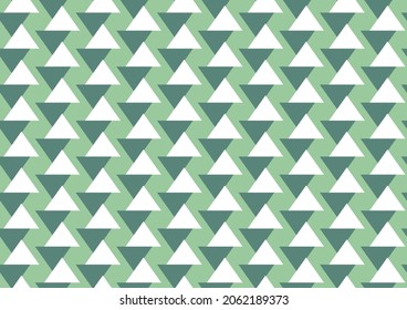 Vector seamless pattern, abstract texture background, repeating tiles in three colors.