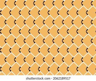 Vector seamless pattern, abstract texture background, repeating tiles in three colors.
