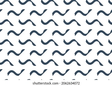 Vector seamless pattern, abstract texture background, repeating tiles in two colors.