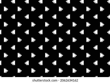 Vector seamless pattern, abstract texture background, repeating tiles in three colors.