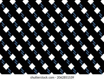 Vector seamless pattern, abstract texture background, repeating tiles in three colors.