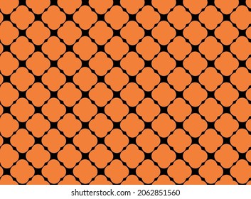 Vector seamless pattern, abstract texture background, repeating tiles in two colors.