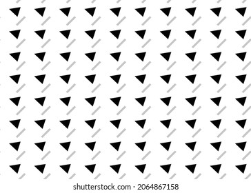Vector seamless pattern, abstract texture background, repeating tiles in three colors.