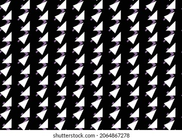 Vector seamless pattern, abstract texture background, repeating tiles in three colors.