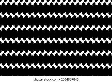 Vector seamless pattern, abstract texture background, repeating tiles in two colors.