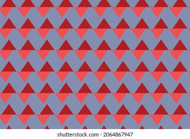 Vector seamless pattern, abstract texture background, repeating tiles in three colors.