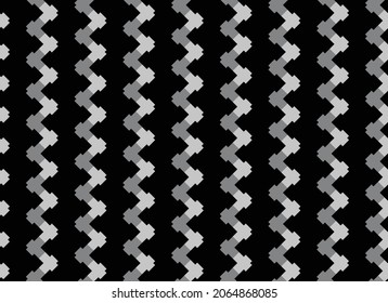 Vector seamless pattern, abstract texture background, repeating tiles in three colors.