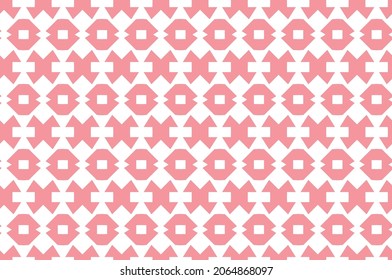 Vector seamless pattern, abstract texture background, repeating tiles in two colors.