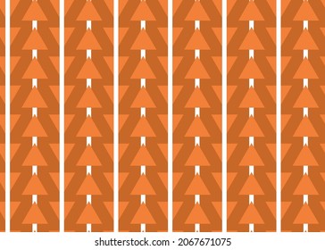 Vector seamless pattern, abstract texture background, repeating tiles in three colors.