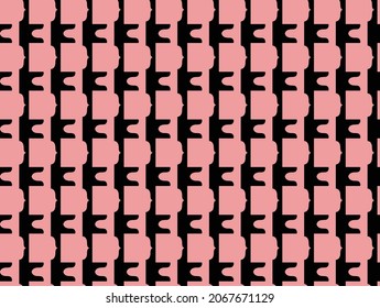 Vector seamless pattern, abstract texture background, repeating tiles in two colors.