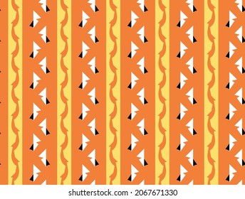 Vector seamless pattern, abstract texture background, repeating tiles in four colors.