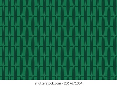 Vector seamless pattern, abstract texture background, repeating tiles in two colors.