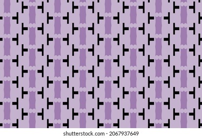 Vector seamless pattern, abstract texture background, repeating tiles in three colors.