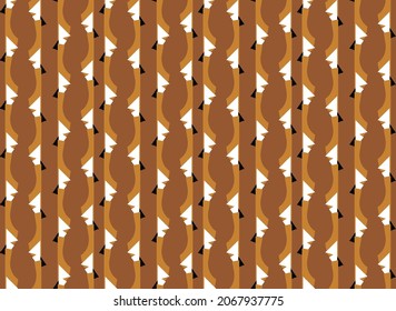 Vector seamless pattern, abstract texture background, repeating tiles in four colors.