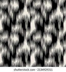 Vector seamless pattern. Abstract texture with monochrome natural spots. Creative background with blots. Decorative design with monochrome fur texture.