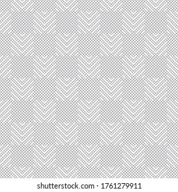 Vector seamless pattern. Abstract textured background. Modern stylish monochrome texture. Regularly repeating linear grid with rhombuses, diamonds, corners. Thin. line.