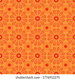Vector seamless pattern. Abstract textures with circles