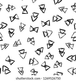 
Vector seamless pattern abstract theme black gray