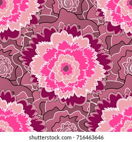 Vector Seamless Pattern Abstract White Pink Stock Vector (Royalty Free ...