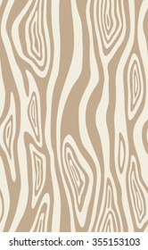 Vector seamless pattern. Abstract wood texture.