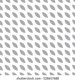 Vector seamless pattern. Abstract wrapping paper surface. Classical simple geometric texture. Regularly repeating striped ovals, ellipses. Graphical design element