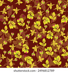 Vector seamless pattern. Abstraction beautiful decorative background. Elegant floral lace repeat, with a touch of vintage. Great for wallpaper, wrapping paper, book cover.