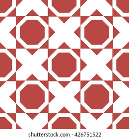 Vector seamless pattern. Abstraction. Geometry. White background (5)
