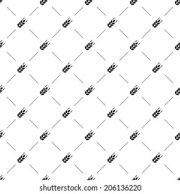 Vector Seamless Pattern, Agriculture, Editable Can Be Used For Web Page Backgrounds, Pattern Fills 