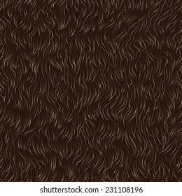 Vector seamless pattern of animal fur