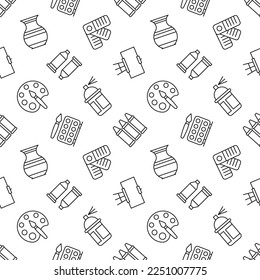 Vector seamless pattern of art and painting for web sites, wrapping, printing, postcards, web sites, apps
