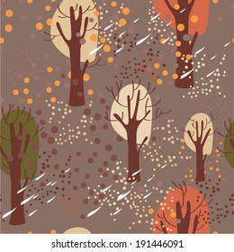 Vector seamless pattern "Autumn"