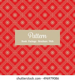 Vector Seamless Pattern Background for Book or Package or Screen Design