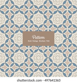 Vector Seamless Pattern Background for Book or Package or Screen Design