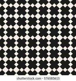 Vector seamless pattern. Seamless background with crosses. Abstract geometric pattern. Minimal background
