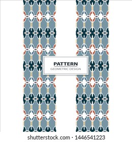 Vector seamless pattern background with different geometrical shapes of multiple colors. Illustration with symmetrical design. Kaleidoscope backdrop. Modern banner design template.