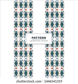 Vector seamless pattern background with different geometrical shapes of multiple colors. Illustration with symmetrical design. Kaleidoscope backdrop. Modern banner design template.