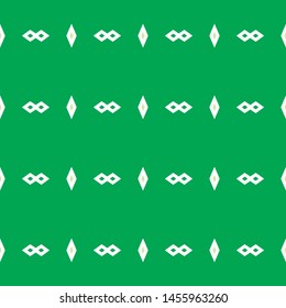 Vector seamless pattern background with different geometrical shapes of multiple colors. Illustration with symmetrical design. Textile cloth color