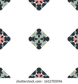 Vector seamless pattern background with different geometrical shapes of multiple colors.Vector seamless pattern background with different geometrical shapes of multiple colors.