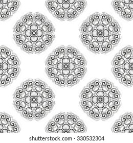 Vector seamless pattern background. Elegant luxury texture for wallpapers, backgrounds and page fill.