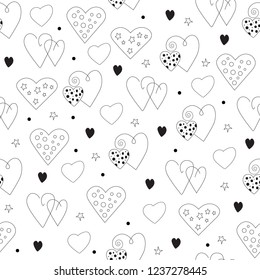 Vector seamless pattern background. Endless texture can be used for wallpaper, pattern fills, web page, background, surface textures, invitation card, fabric.