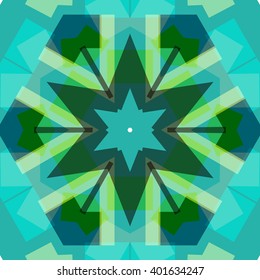 Vector seamless pattern background, geometrical shapes and multiple color. Illustration with high contrast. Kaleidoscope backdrop. Modern banner design template, vector illustration. 