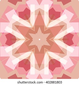 Vector seamless pattern background, geometrical shapes and multiple color. Illustration with high contrast. Kaleidoscope backdrop. Modern banner design template, vector illustration. 