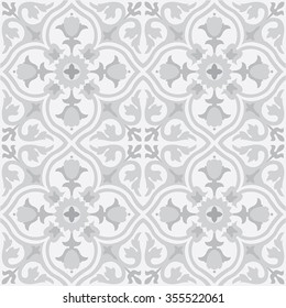 Vector seamless pattern background in grey. For wallpaper, backgrounds, decoration for your design, page fill and more.