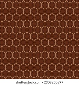 Vector seamless pattern background. Hexagon pattern background. Geometric pattern background.