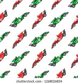 Vector seamless pattern background luxury car transportation detailed auto business transport design.