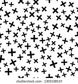 Vector seamless pattern background. Modern stylish abstract texture. Different geometric figures