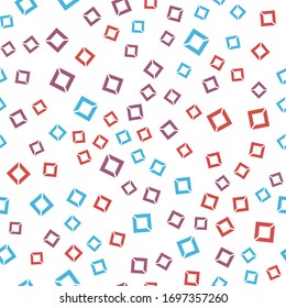 Vector seamless pattern background. Modern stylish abstract texture. Different geometric figures