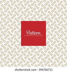 Vector Seamless Pattern Background for Package / Book / Screen Design