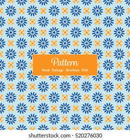 Vector Seamless Pattern Background for Package / Book / Screen Design