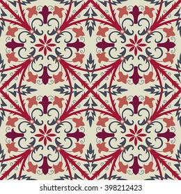 Vector seamless pattern background in pale. For wallpaper, backgrounds, decoration for your design, page fill and more.